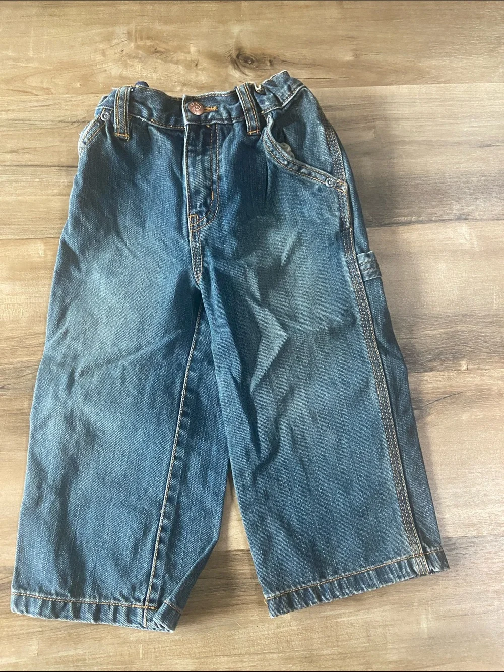 Kids Denim Pants - Light Blue and Dark Blue